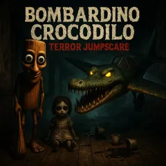 Bombardino Crocodilo terror jumpscare